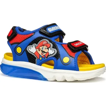 Dívčí sandály Dětské sandály Geox CIBERDRON J55MXD.01454.24.27 modrá 57X, EUR 24