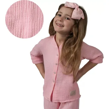 ESITO | Dětská mušelínová košile Luca Pink - růžová / 86