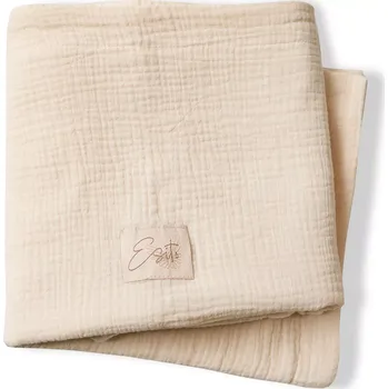 Dětská deka ESITO | Mušelínová deka dvojitá Cream - smetanová / 75 x 100 cm