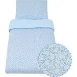 ESITO | Dětské povlečení Jersey Zája Soft blue - modrá / 100 x 135, 60 x 40 cm