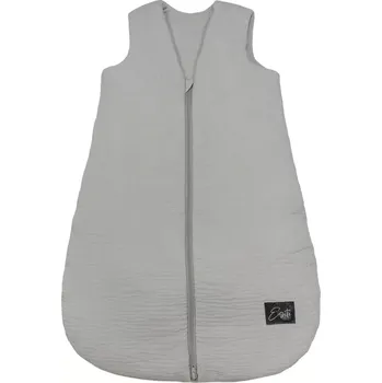Zavinovačka ESITO | Spací pytel z mušelínu Dove grey - šedá / 74 - 80