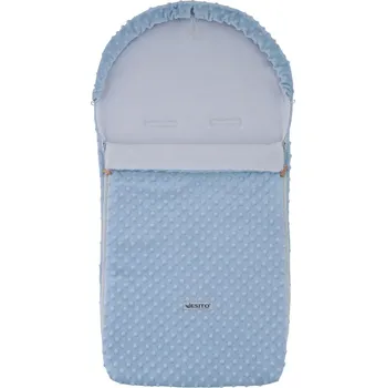 Fusak ESITO | Autofusak Minky Blue - modrá / 85 x 42 cm