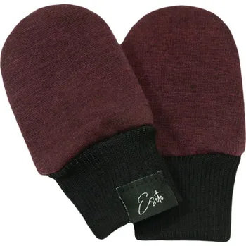 Rukavice ESITO | Dětské rukavice zateplené Warmkeeper ZOE Garnet - vínová / 56