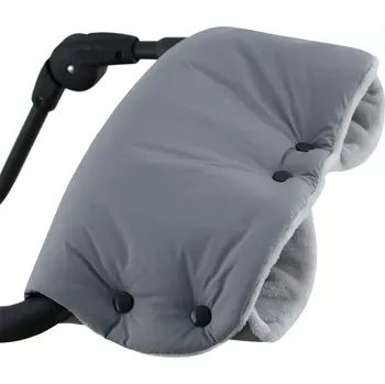 Rukávník ESITO | Rukávník ke kočárku Magna Grey / silver - šedá / stříbrná / 45 x 53 cm