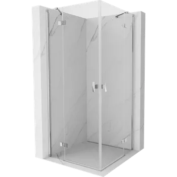 Mexen Mist-H Duo sprchový kout otočný 80 x 80 cm, transparentní, chrom - 8A5-080L-080P-01-00 Sprchové kouty