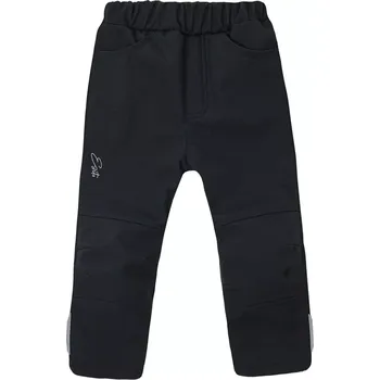 Chlapecké kalhoty ESITO | Dětské softshellové kalhoty DUO Black - černá / 146