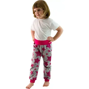 ESITO | Dětské tepláky Hvězda vel. 62 - malinová / 62