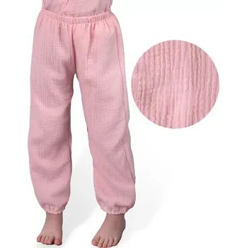 ESITO | Dětské mušelínové kalhoty Luca Pink - růžová / 86