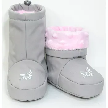 Capáčky ESITO | Softshellové capáčky Nora Pink - šedá / růžová / 1 - délka stélky: 11 cm