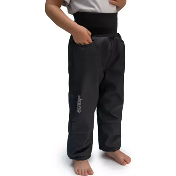 Chlapecké kalhoty ESITO | Dětské softshellové oteplovačky na zimu Lamb Black - černá / 116