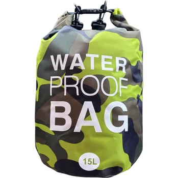 Vodácký pytel Dongguan Brighten Outdoor Co., Ltd. Voděodolný vak camo 15L Barva: Camo zelená