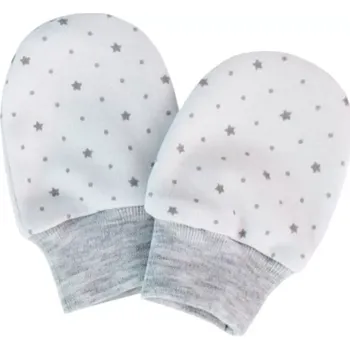 Rukavice ESITO | Rukavice bavlna Hvězdička Grey - šedá / 62