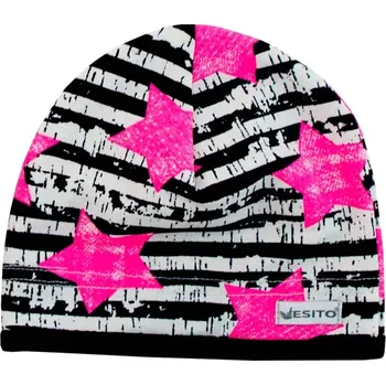 Čepice ESITO | Dětská čepice Neon hvězda - neon hvězda / 28