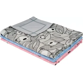 Dětská deka ESITO | Letní dětská deka dvojitá bavlna Brumla - růžová / 75 x 100 cm