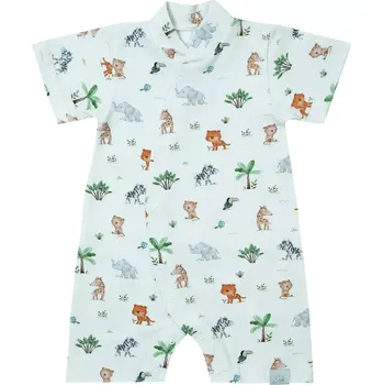 ESITO | Letní overal pro miminko Safari - bílá / 86