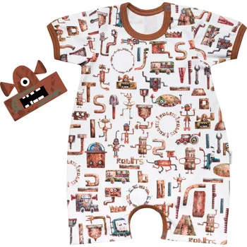 ESITO | Letní overal Digitál Tool - hnědá / 68