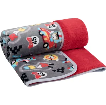 Dětská deka ESITO | Dětská deka dvojitá Magna Champion - červená / 75 x 100 cm