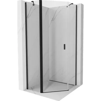 Mexen Mist pětiúhelníková sprchová kabina 80 x 80 cm, transparentní, černá - 8A8-080-080-70-00 Sprchové kouty