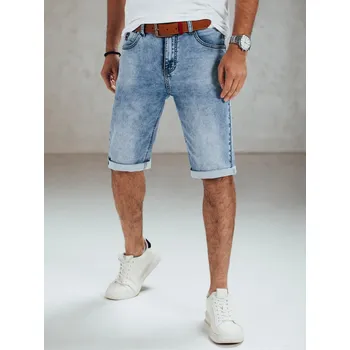 Pánské kraťasy Pánské džínové šortky SX2551 Barva: Nebeská, Velikost: 38