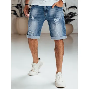 Pánská móda Pánské džínové šortky SX2562 Barva: Nebeská, Velikost: 35