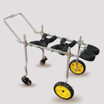 U&M Parts Invalidní vozík pro psy s plnou oporou, nastavitelný čtyřkolový L