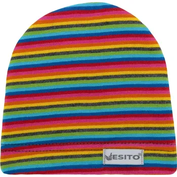 Kojenecká čepice ESITO | Kojenecká čepice saporka Duha vel. 56 - 68 - duhová / 68
