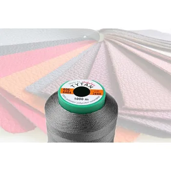 Nit Čalounická šicí nitě TYTAN 60E 1000 m tm. šedé 2775