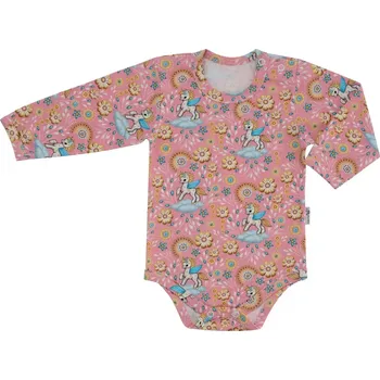 Kojenecký body ESITO | Bodyčko DIGITÁL Pegas vel. 56 až 74 - růžová / 62