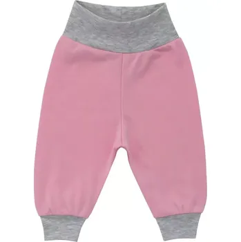 ESITO | Kojenecké tepláky bavlna vel. 56 - 74 - růžová / 56