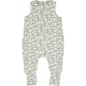 Zavinovačka ESITO | Spací pytel s nohavicemi Dino toys - smetanová / 9 m - 36 m