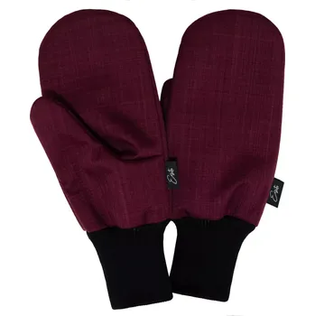 Rukavice ESITO | Dámské palčáky s beránkem Lady Lamb Fuchsie - fuchsiová / S