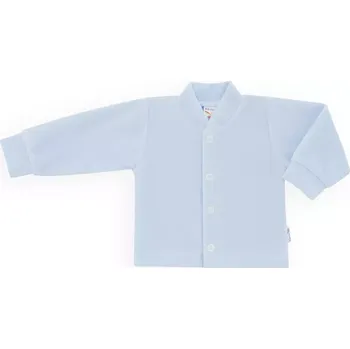 ESITO | Kojenecký kabátek plyšový jednobarevný - modrá / 50