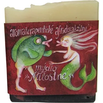 Mýdlo Mydlárna U Dvou koček AROMATERAPEUTICKÉ MÝDLO - Milostné mýdlo