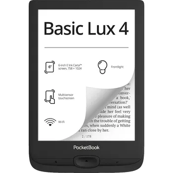 Čtečka elektronické knihy PocketBook 618 Basic Lux 4 černá