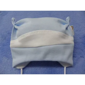 Čepice ESITO | Kojenecká čepice s růžky - modrá / S