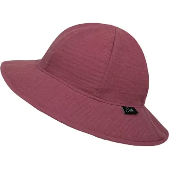 Klobouk ESITO | Dívčí klobouk mušelín Ruby red - rubínová / S