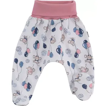 ESITO | Polodupačky bavlna Myšky vel. 56 až 68 - růžová / 68