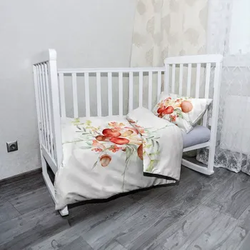 Povlečení Sablio Mikroplyšové povlečení do dětské postýlky Dary lesa - 120x90 / 40x60