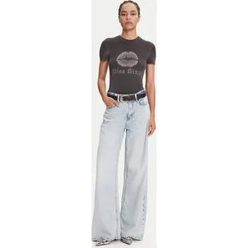 Pánské tričko Miss Sixty T-Shirt 6S1RJ23100 Šedá Slim Fit M