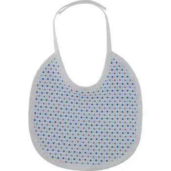 Bryndák ESITO | Bryndák bavlna - srdce bílá / modrá