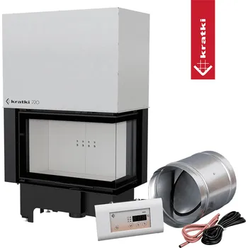 Krbová vložka Kratki Inteligentní krbová VNP 810/410 zvedací dveře