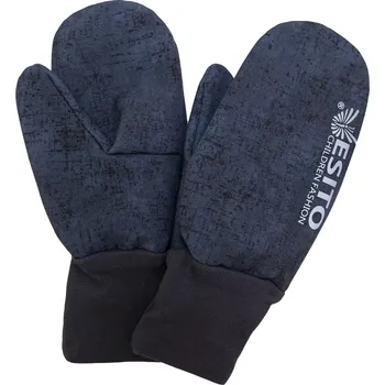 Rukavice ESITO | Palcové rukavice Madagaskar softshell - šedá / 5 - 7 let