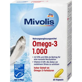 Lék na srdce, cévy a krev Mivolis kapsle Omega-3 1000mg