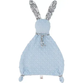 Příslušenství pro dětskou postel a kolébku ESITO | Muchláček ZOO Králík - modrá / 51 x 30 cm