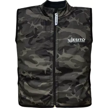 ESITO | Dětská softshellová vesta Maskáč vel. 92 - 116 - zelená / 92