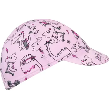 Kojenecká čepice ESITO | Dětská kšiltovka Dino skate - růžová / XXL