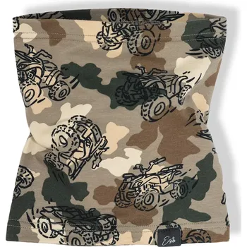 Nákrčník ESITO | Bavlněný nákrčník Čtyřkolky - hnědá / 48