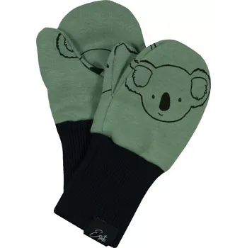 Rukavice ESITO | Palcové rukavice zateplené Koala - olivová / 1 - 2 roky