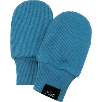 Rukavice ESITO | Kojenecké rukavice žebrované Color Blue - modrá / 56