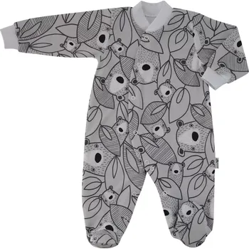 Kojenecký overall ESITO | Kojenecký overal Brumla Grey - šedá / 80